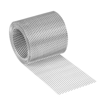 Hliníková odkvapová mriežka v rolke 80 mm x 5 m