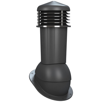 Ventilačný komín Normal Plus Ø125 mm pre ploché střechy s odvodom oddenzátu