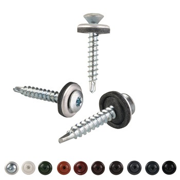 Klampiarska skrutka 4,8 × 35 mm Torx s podložkou EPDM