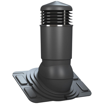 Ventilačný komín Standard Plus Ø125 mm izolovaný s nízkymi trapézovými plechmi